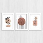 Kit-3 Quadros Abstrato Boho-Chic - Imagem 4