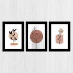 Kit-3 Quadros Abstrato Boho-Chic - Imagem 3