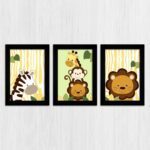 Kit 3 Quadros - Safari - Imagem 4