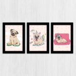 Kit 3 Quadros - Pugs - Imagem 4