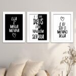 Kit 3 Quadros Ela-é-minha-Menina - Imagem 2
