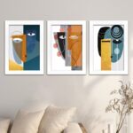 Kit 3 Quadros Mascaras-Abstrato - Imagem 2