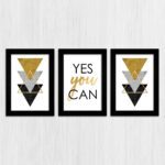 Kit 3 Quadros Yes-you-can - Imagem 3