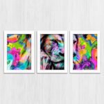 Kit 3 Quadros Arte-Leão - Imagem 4