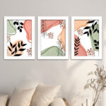 Kit 3 Quadros - Boho Chic Cores - Imagem 2