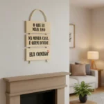 Placa 3 Partes - Ela comigo