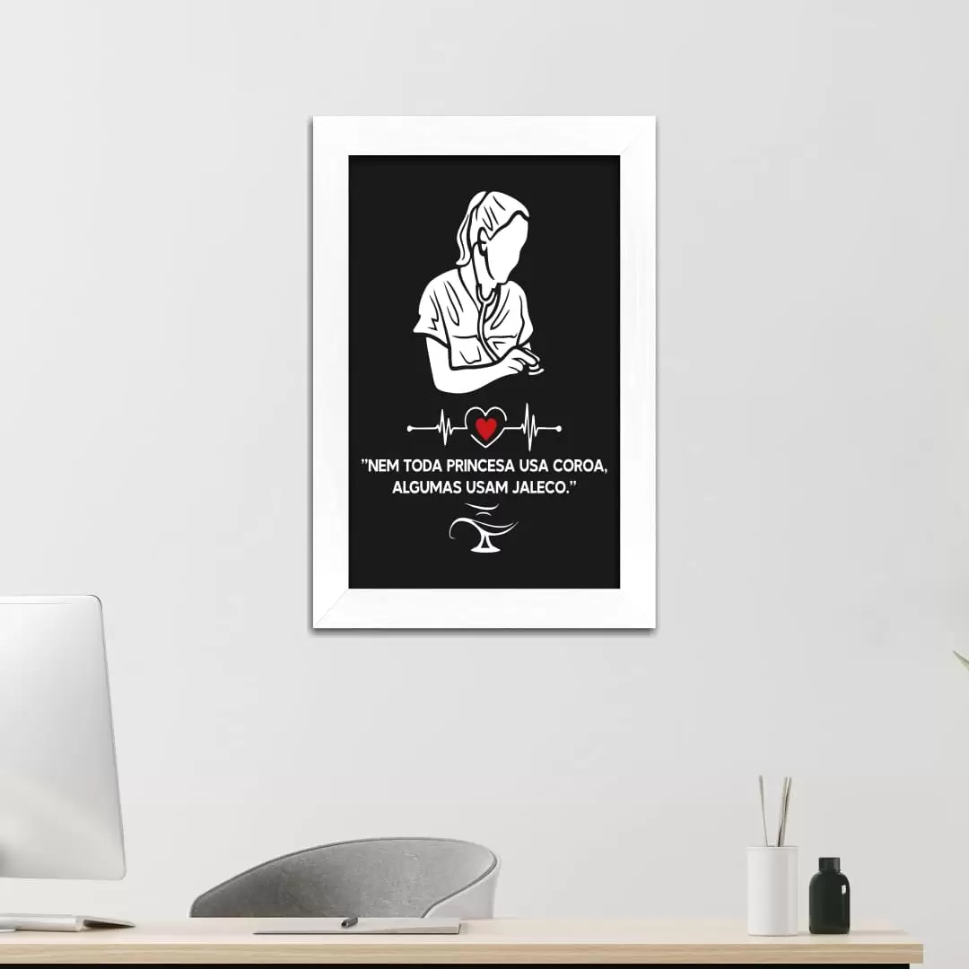 Quadro Decorativo Frase - medicina - Imagem 2