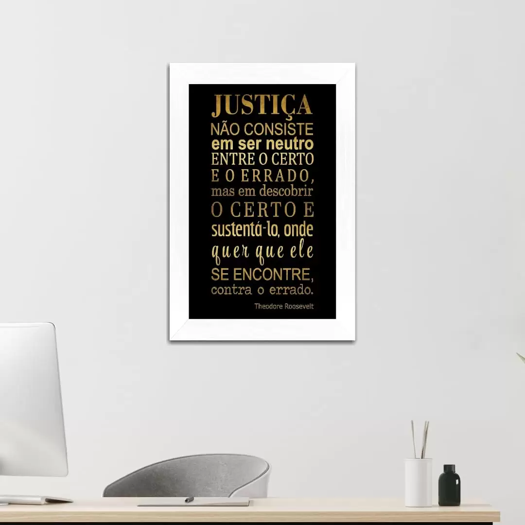 Quadro Decorativo Frase - Direito&Justiça - Imagem 2