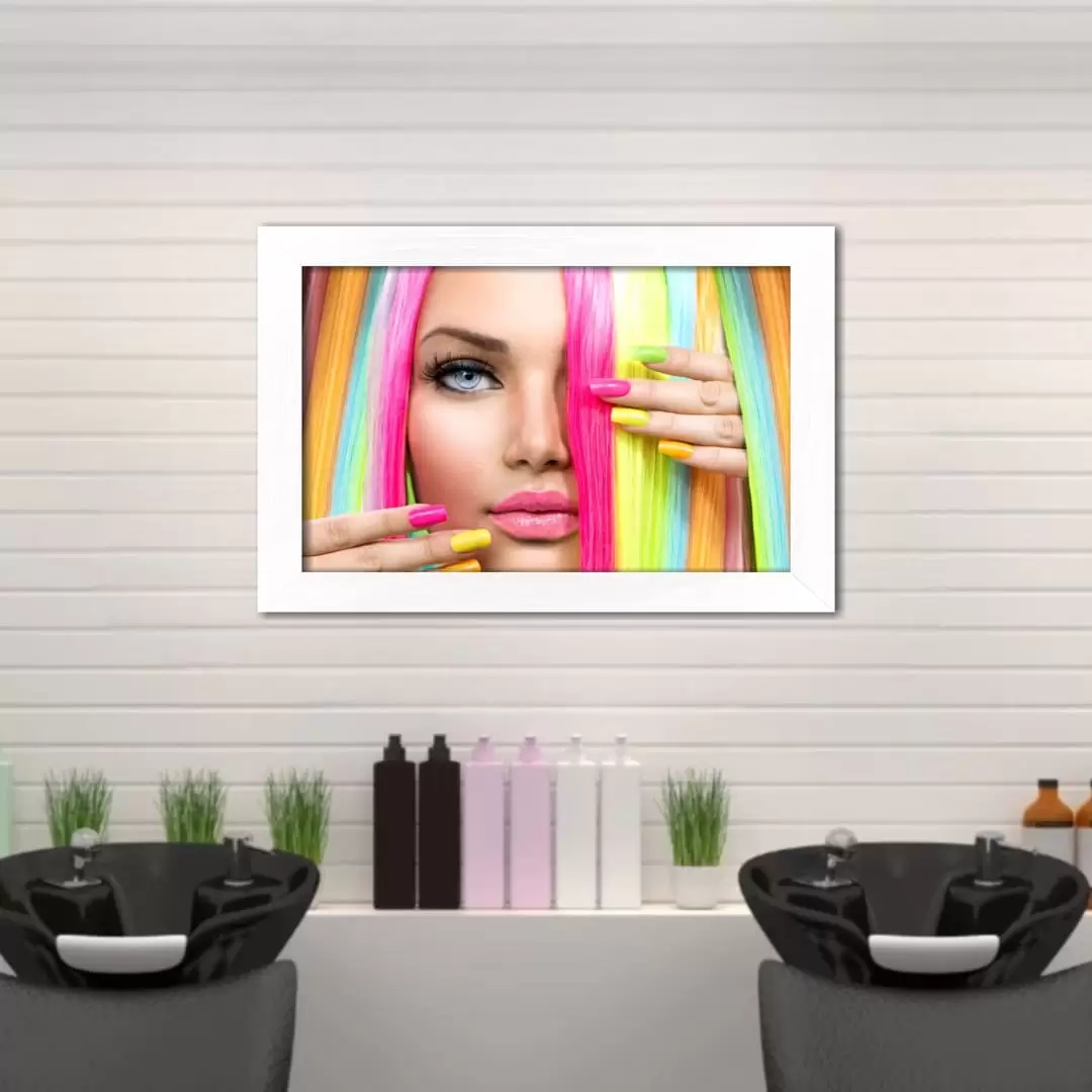 Quadro Decorativo Moda - RainbowHair - Imagem 2