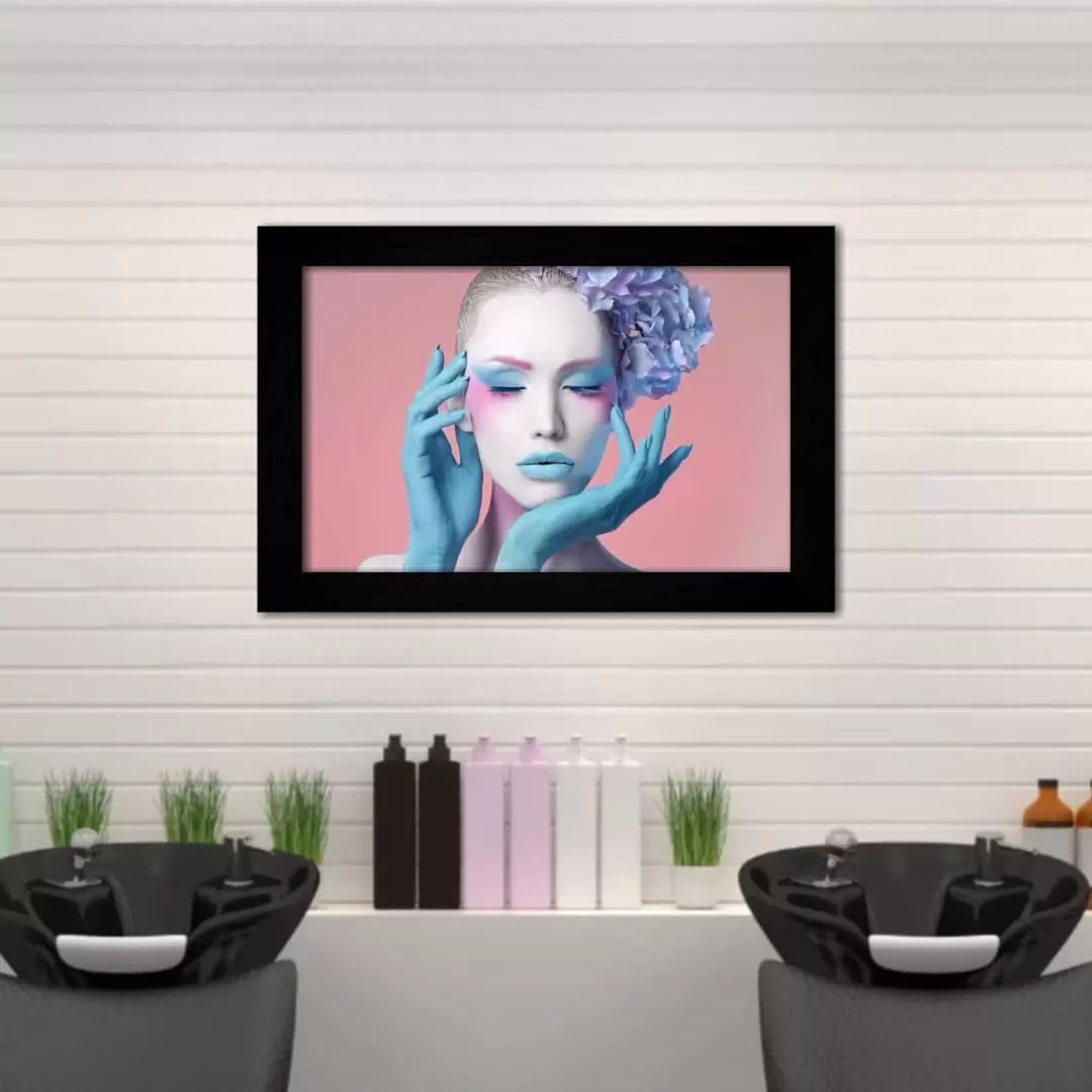 Quadro Decorativo Moda - Estilista - Moldura Preta -