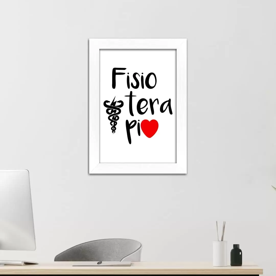 Quadro Decorativo Frase- Fisioterapia - Imagem 2