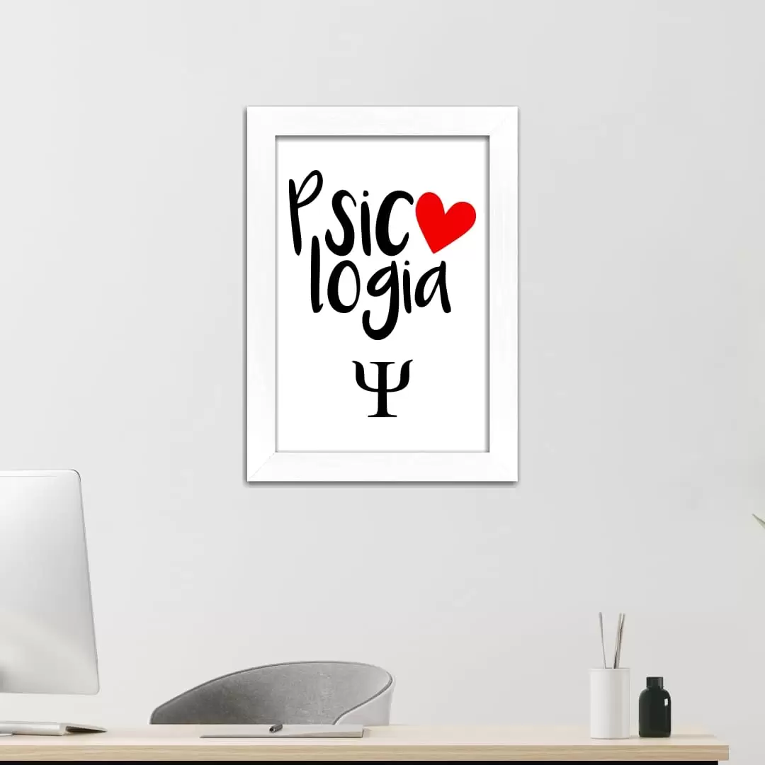 Quadro Decorativo Frase - Psicologia - Imagem 2