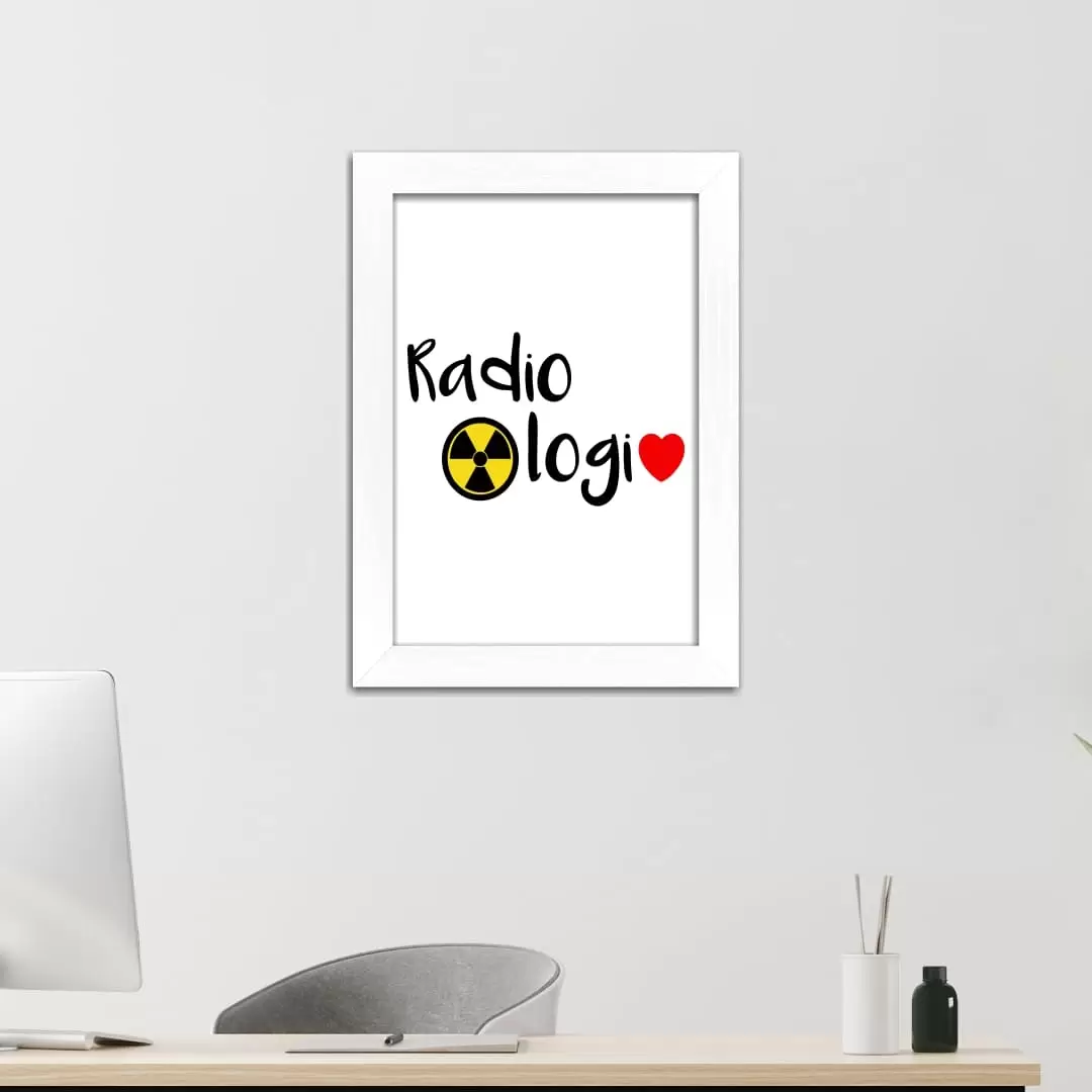 Quadro Decorativo Frase - Radiologia - Imagem 2