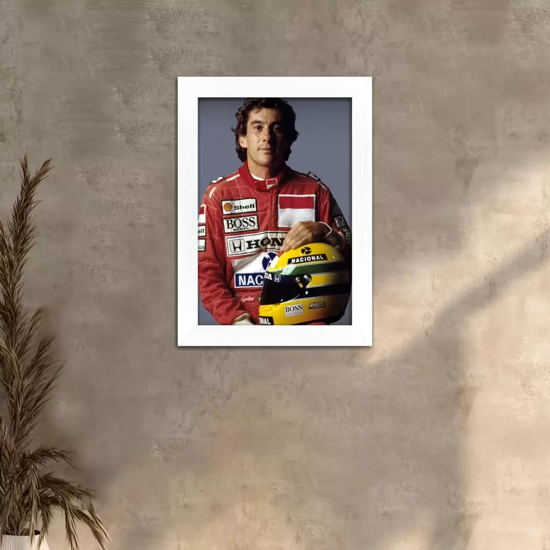 Quadro Decorativo Famosos - Senna - Imagem 2