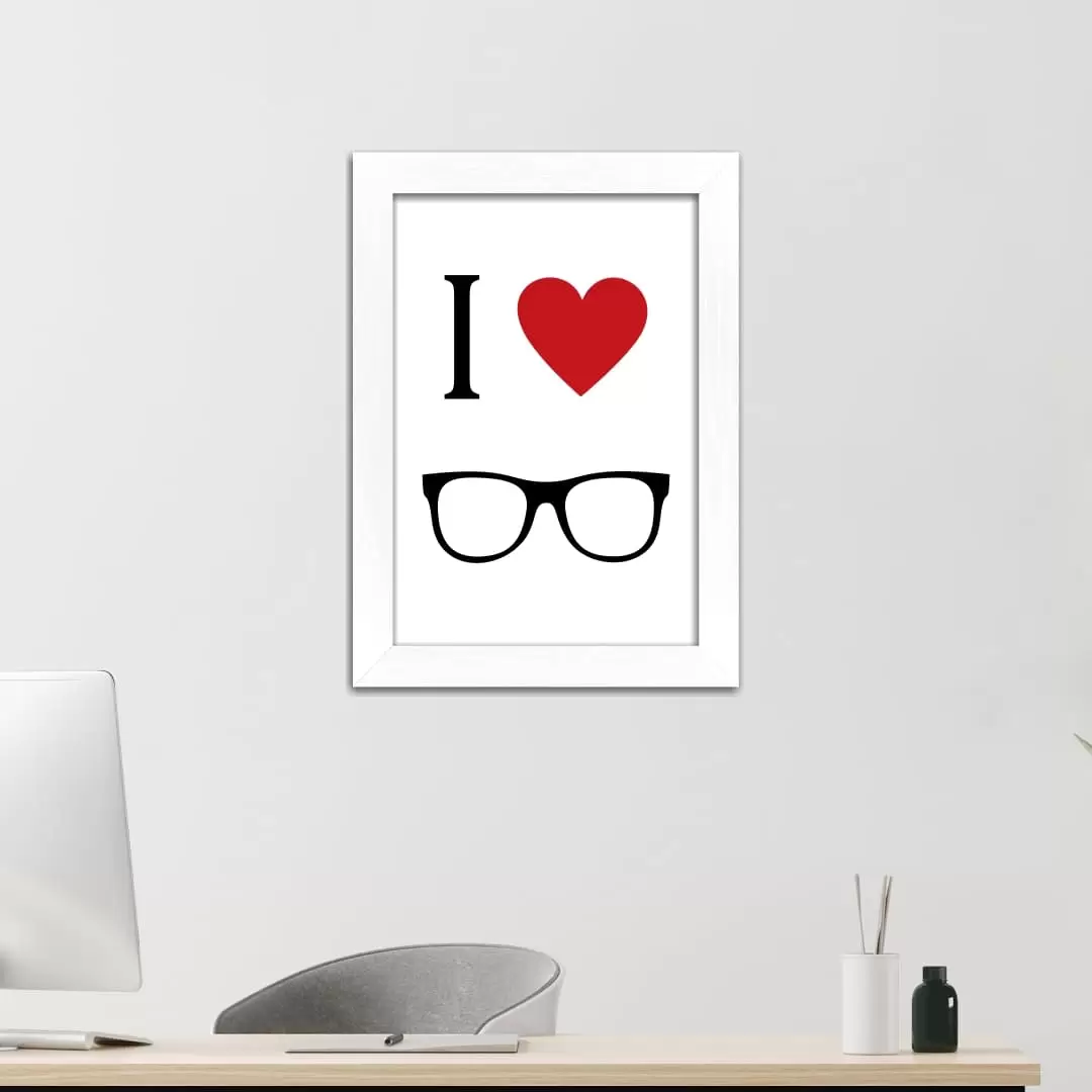 Quadro Decorativo Frase - Óculos - Imagem 2