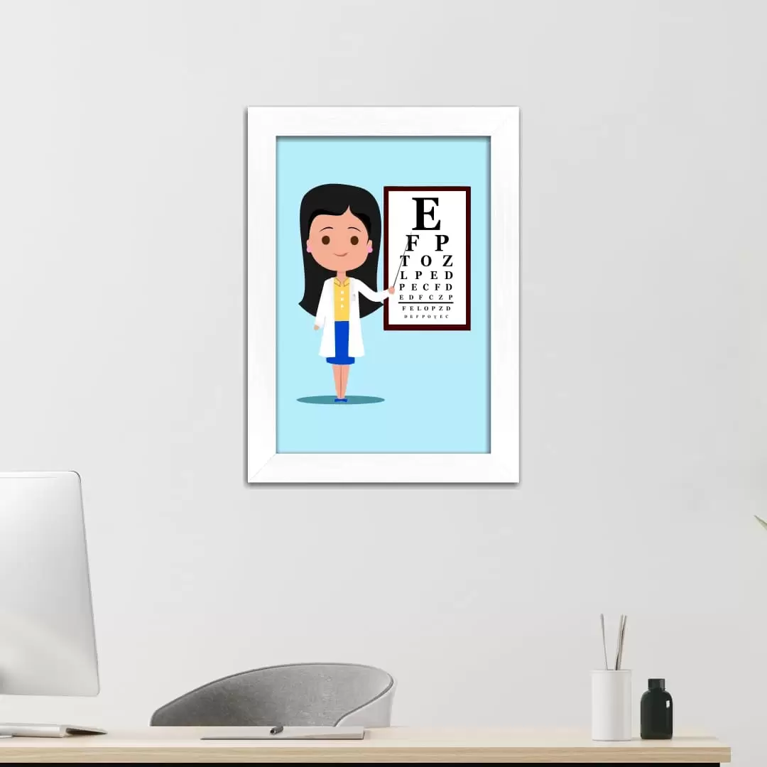 Quadro Decorativo Frase - Oftalmologista - Imagem 2