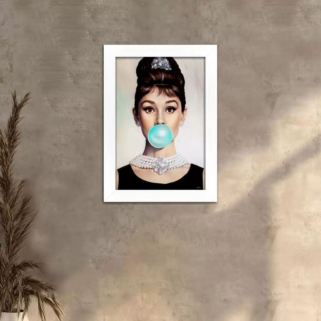 Quadro Decorativo Audrey-Hepburn Atriz - Imagem 2