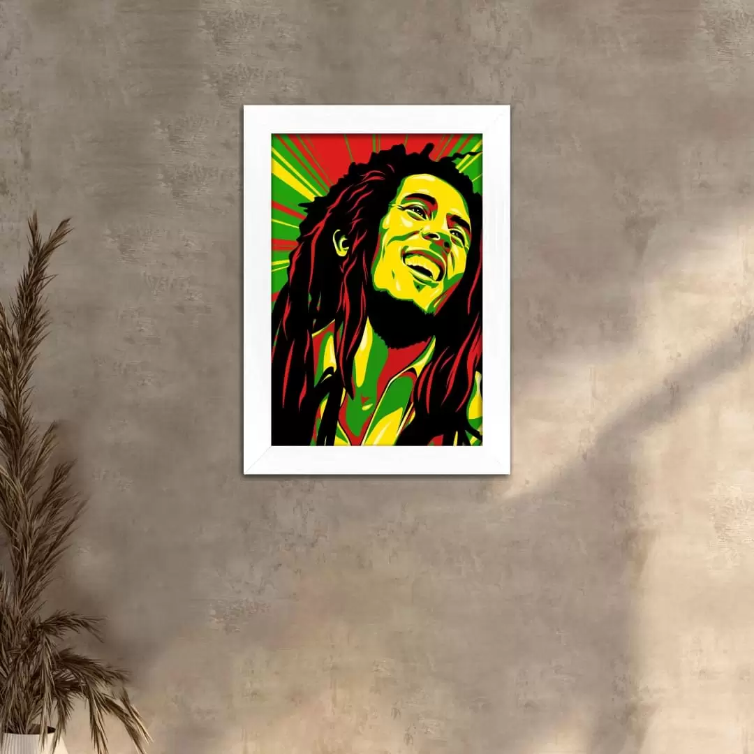 Quadro Decorativo Bob-Marley Reggae - Imagem 2