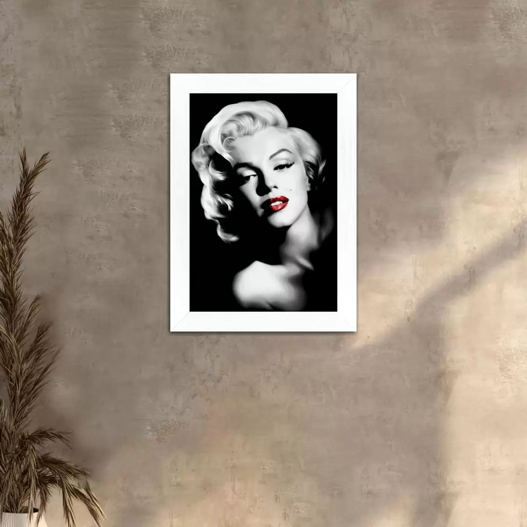 Quadro Decorativo Marilyn Monroe-Escuro - Imagem 2