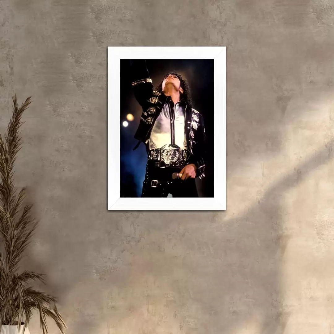 Quadro Decorativo Michael-Jackson Cantor - Imagem 2