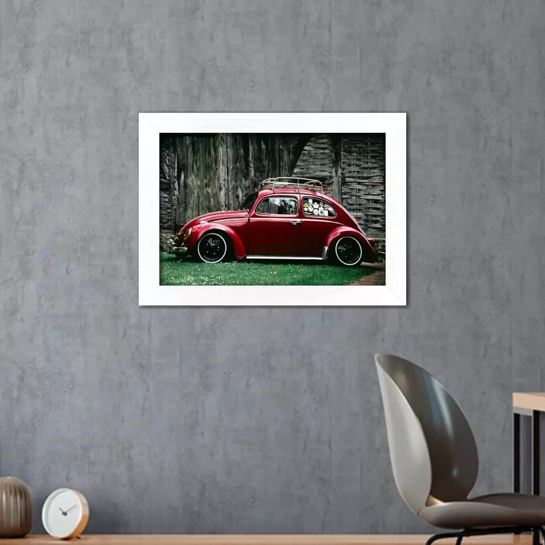 Quadro Decorativo Fusca Rebaixado - Imagem 2