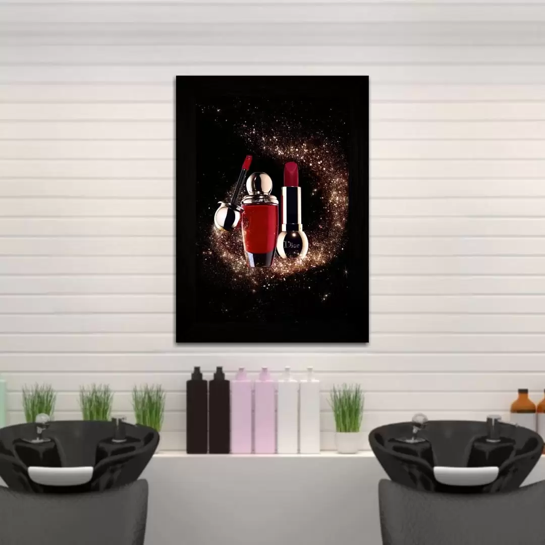 Quadro Decorativo Esmalte Chique - Moldura Preta - Quadro Decorativo Esmalte Chique - Moldura Preta -