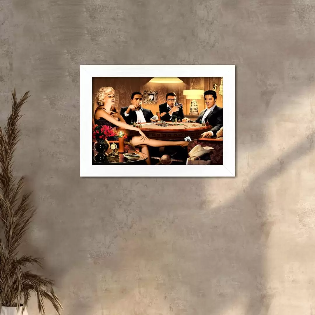 Quadro Decorativo Mesa de Famosos - Imagem 2