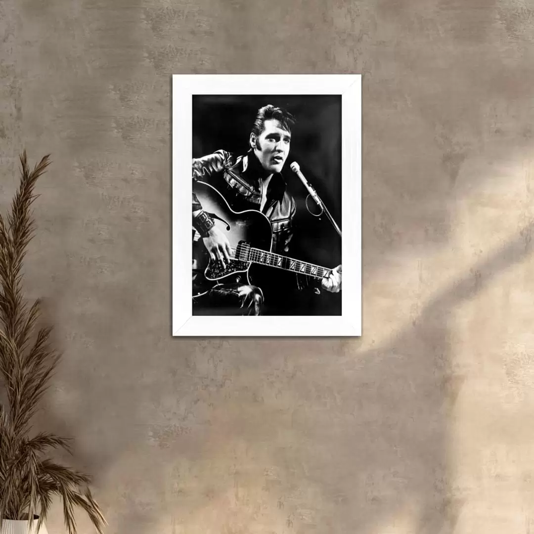 Quadro Decorativo Elvis Presley-Guitar - Imagem 2