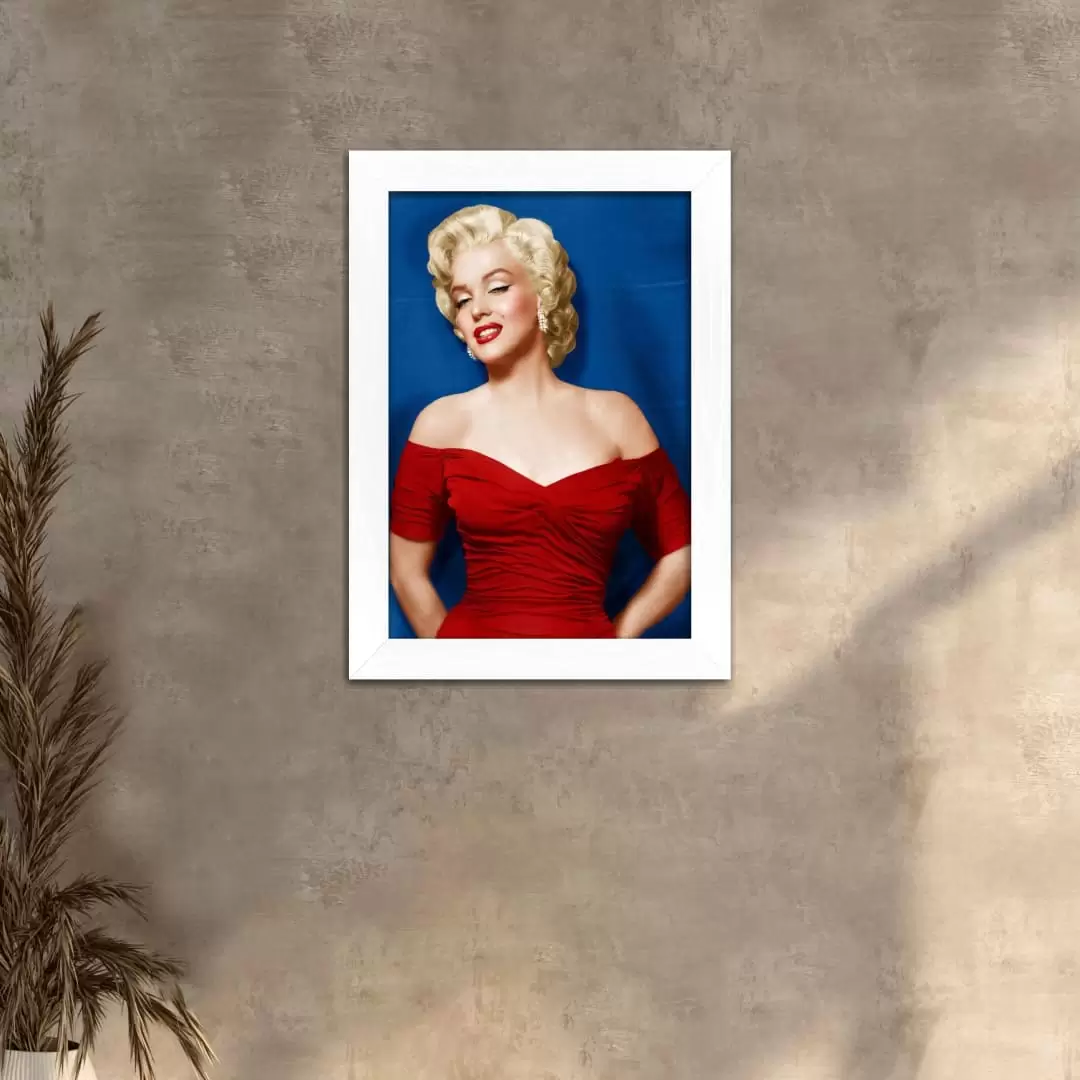 Quadro Decorativo Marilyn-Monroe Red-Dress - Imagem 2