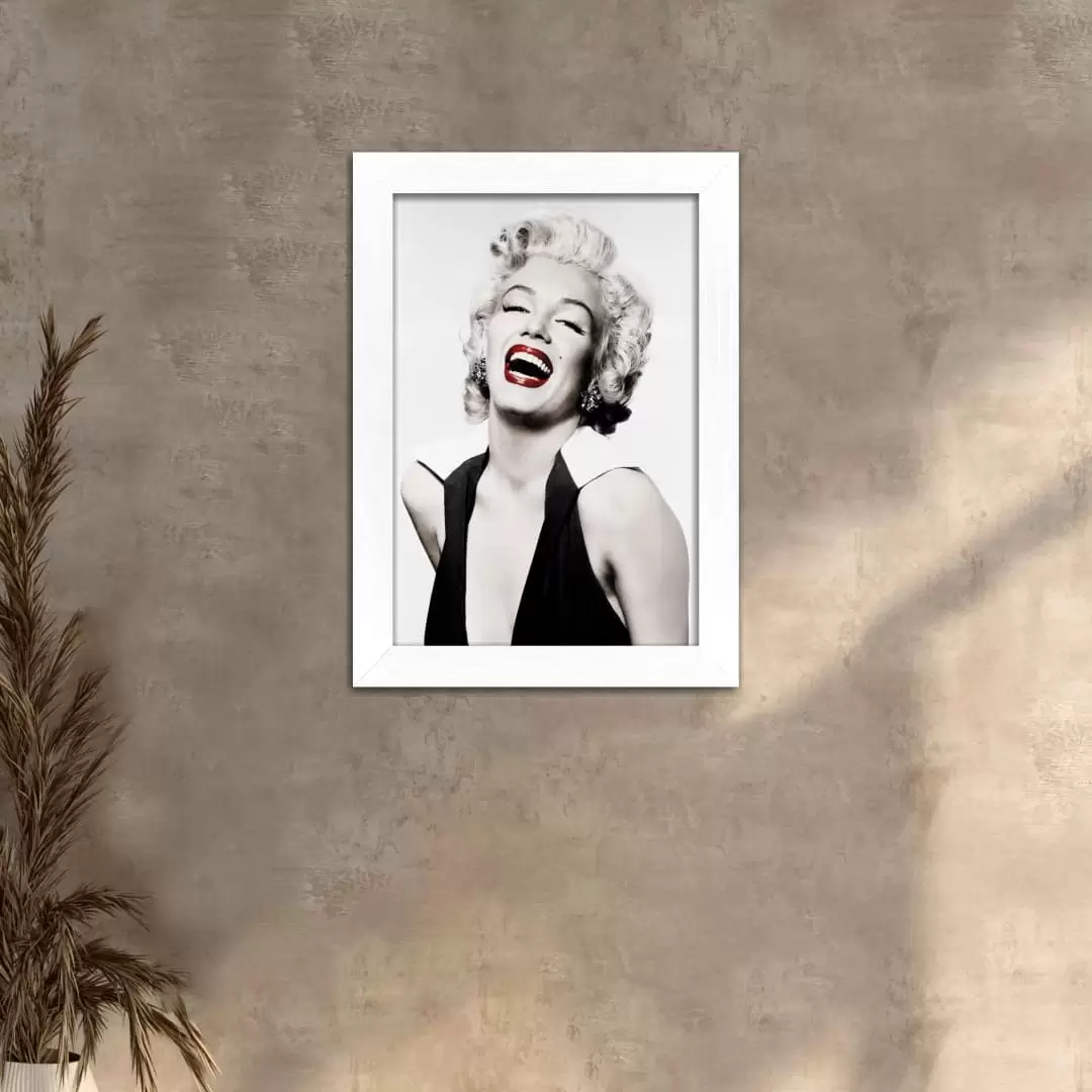 Quadro Decorativo Monroe Sorrindo - Imagem 2