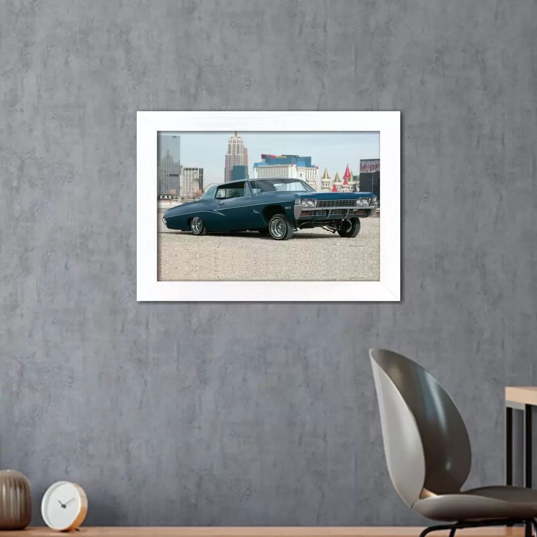 Quadro Decorativo Lowrider Azul - Imagem 2