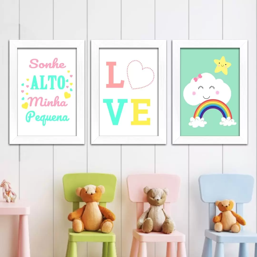 Kit-3-Quadros-infantil-Love