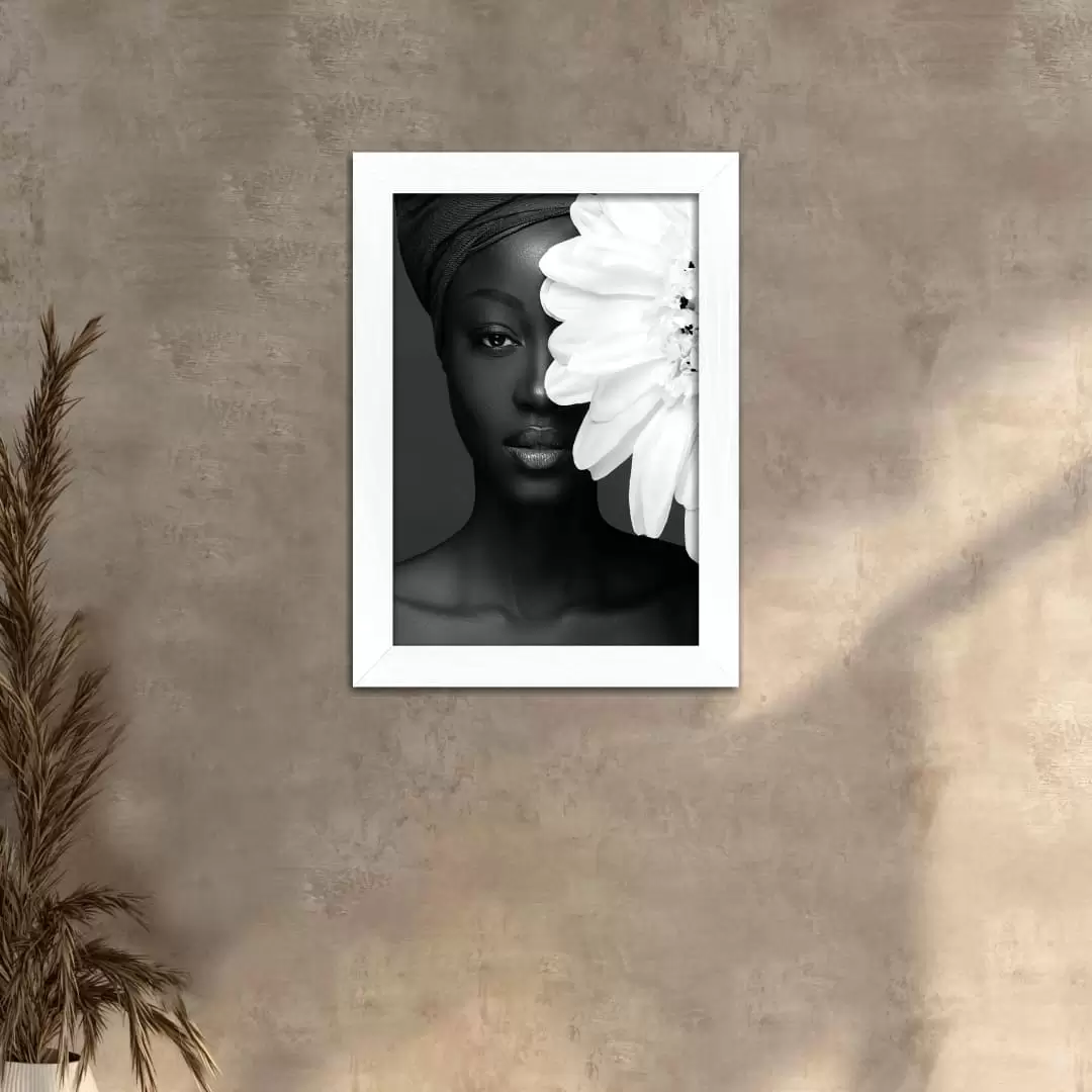 Quadro Decorativo Mulher Negra-Margarida - Imagem 2