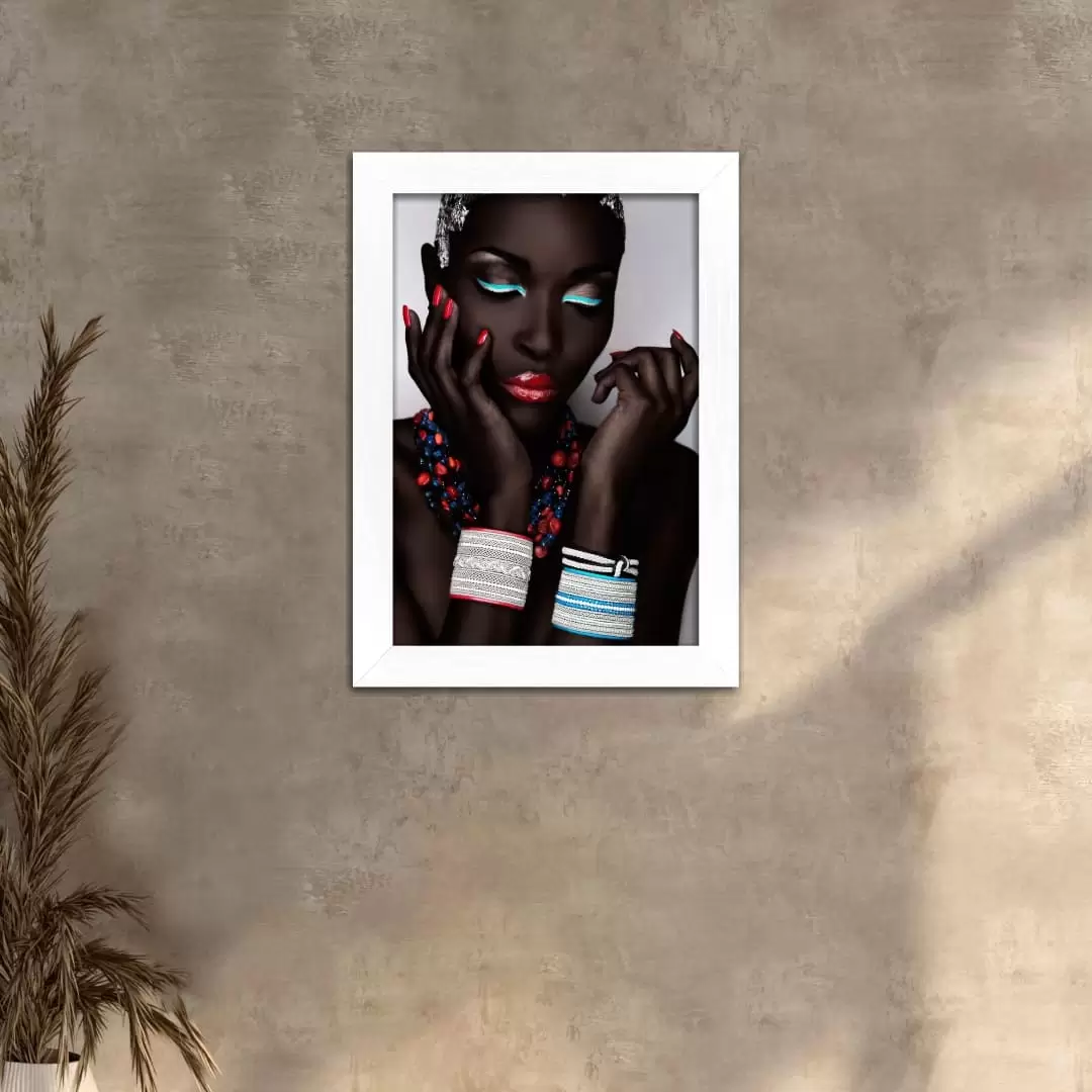 Quadro Decorativo Mulher Negra-Linda - Imagem 2