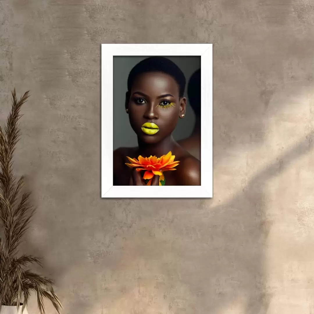 Quadro Decorativo Negra Girassol - Imagem 2