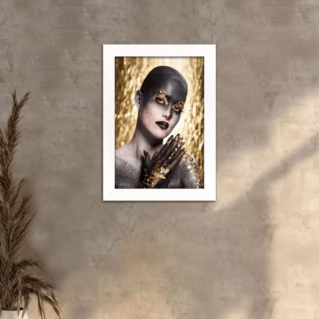 Quadro Decorativo Mulher Vitiligo - Imagem 2
