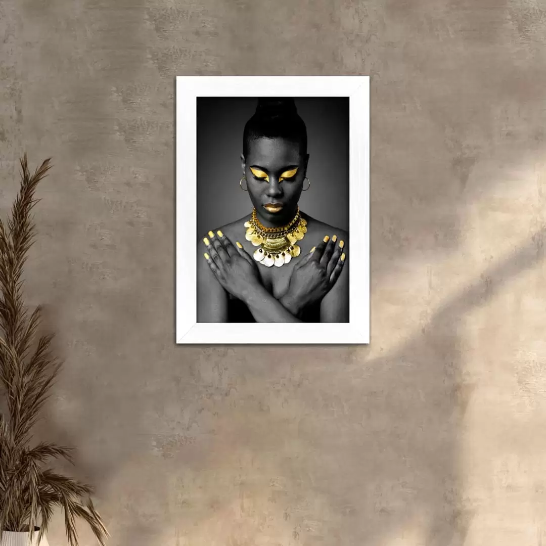 Quadro Decorativo Afro Modelo - Imagem 2