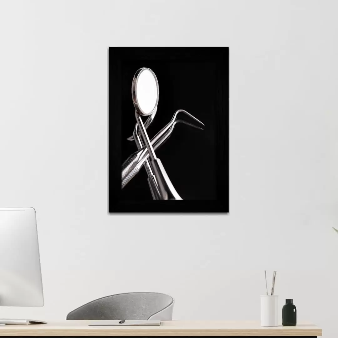 Quadro Decorativo Ilustração - Tártaro - Moldura Preta - Quadro Decorativo Ilustração- Tártaro - Moldura Preta -