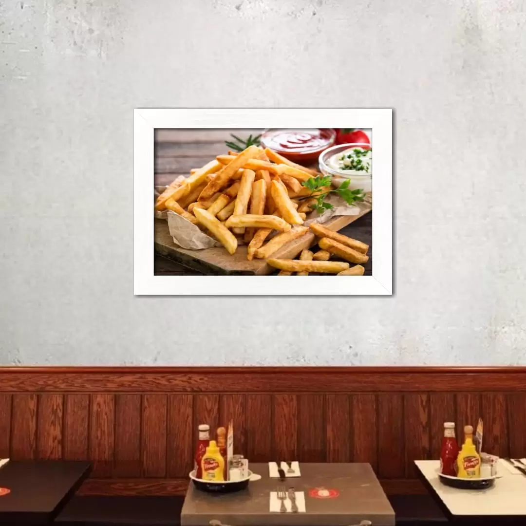 Quadro Decorativo Alimentos - Fritas - Imagem 2