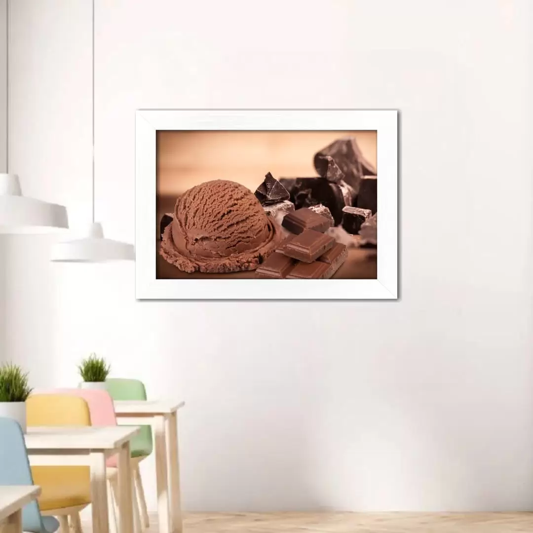 Quadro Decorativo Sorvete de Chocolate - Imagem 2