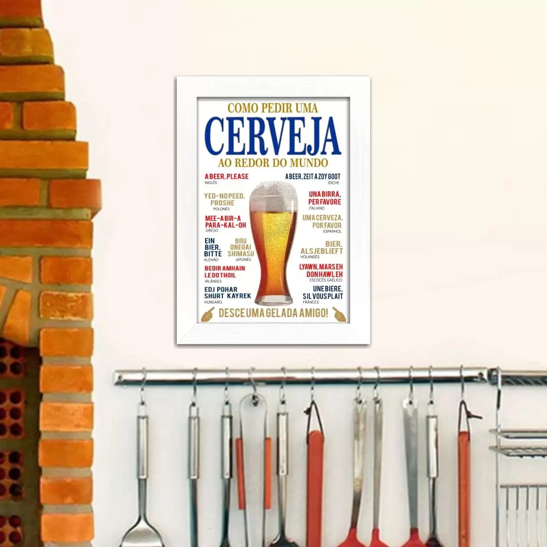 Quadro Decorativo Frase - Como pedir uma... - Imagem 2