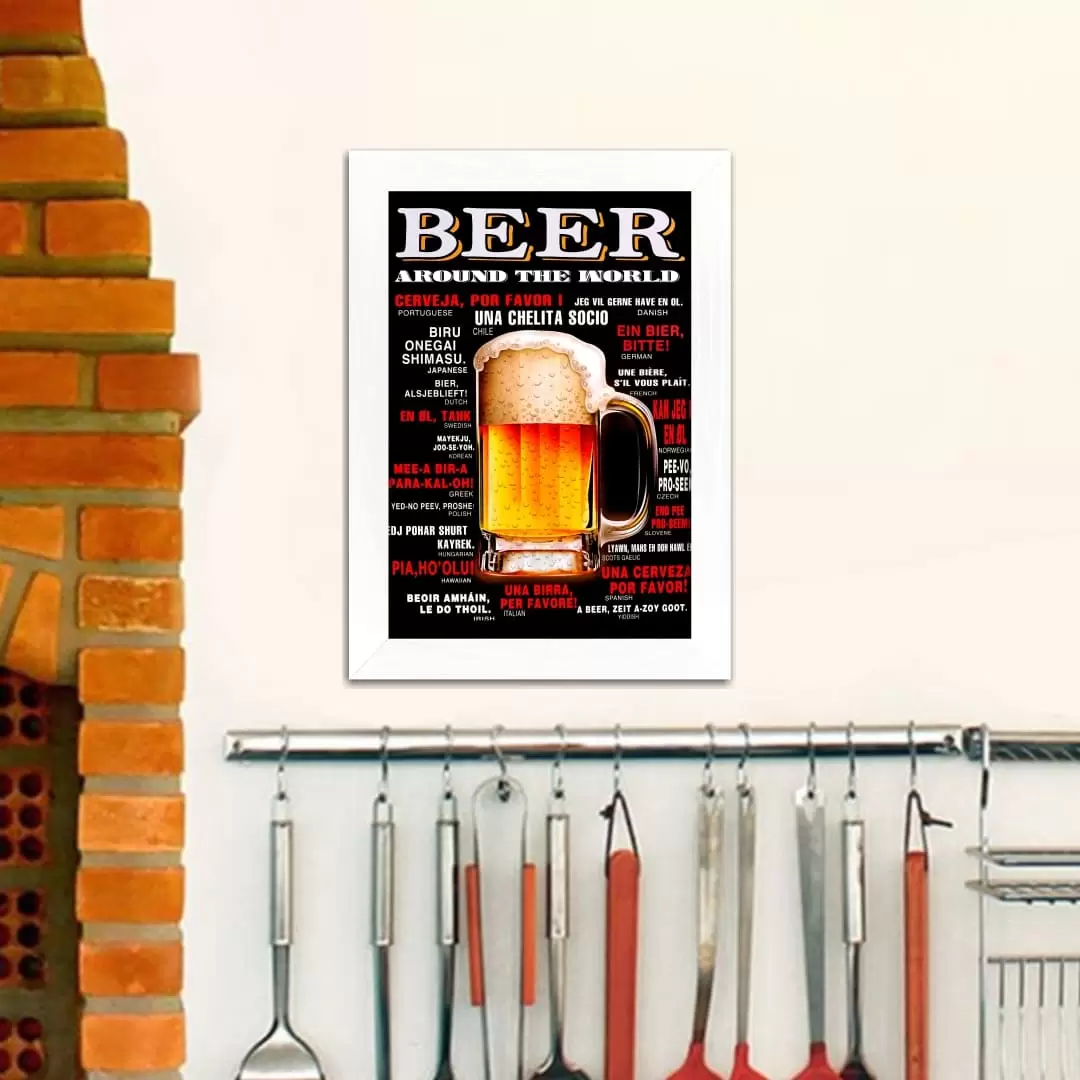 Quadro Decorativo Frase - BeerAround - Imagem 2