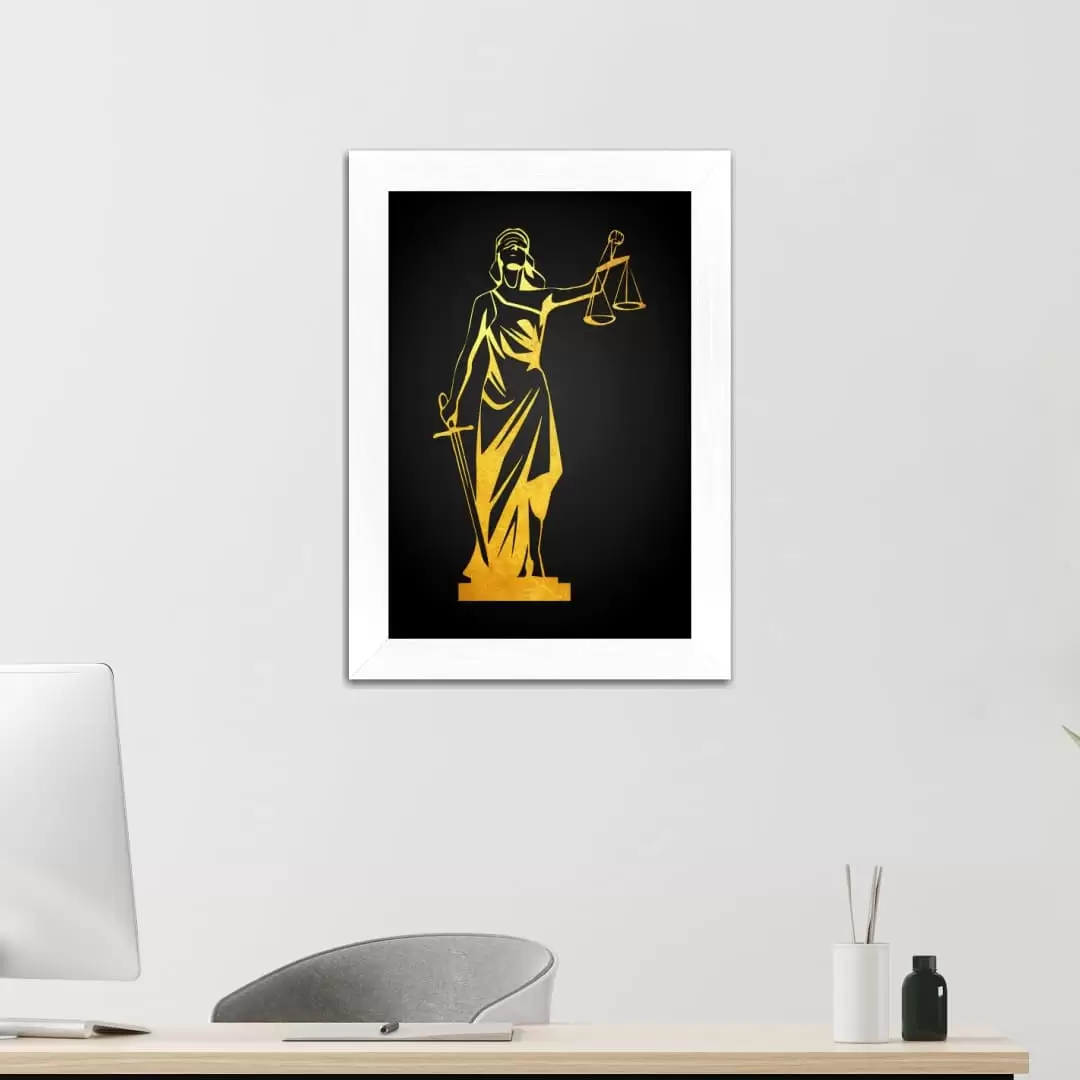 Quadro Decorativo Ilustração - Justiça - Imagem 2