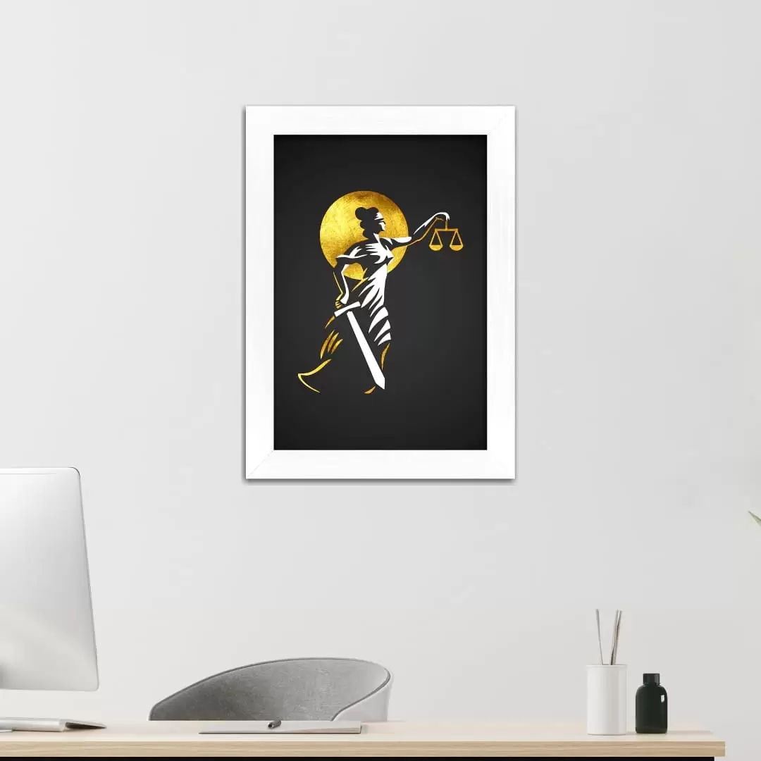 Quadro Decorativo Justiça Espada - Imagem 2