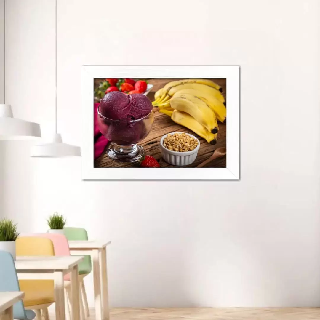 Quadro Decorativo Açaí e Granola - Imagem 2