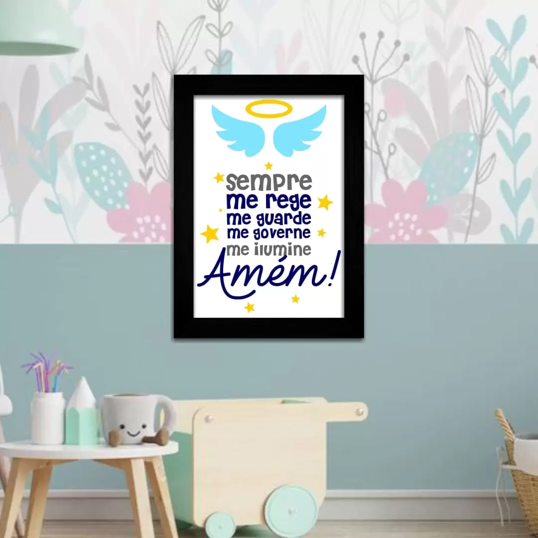 Quadro Decorativo Frase - Oração - Imagem 2