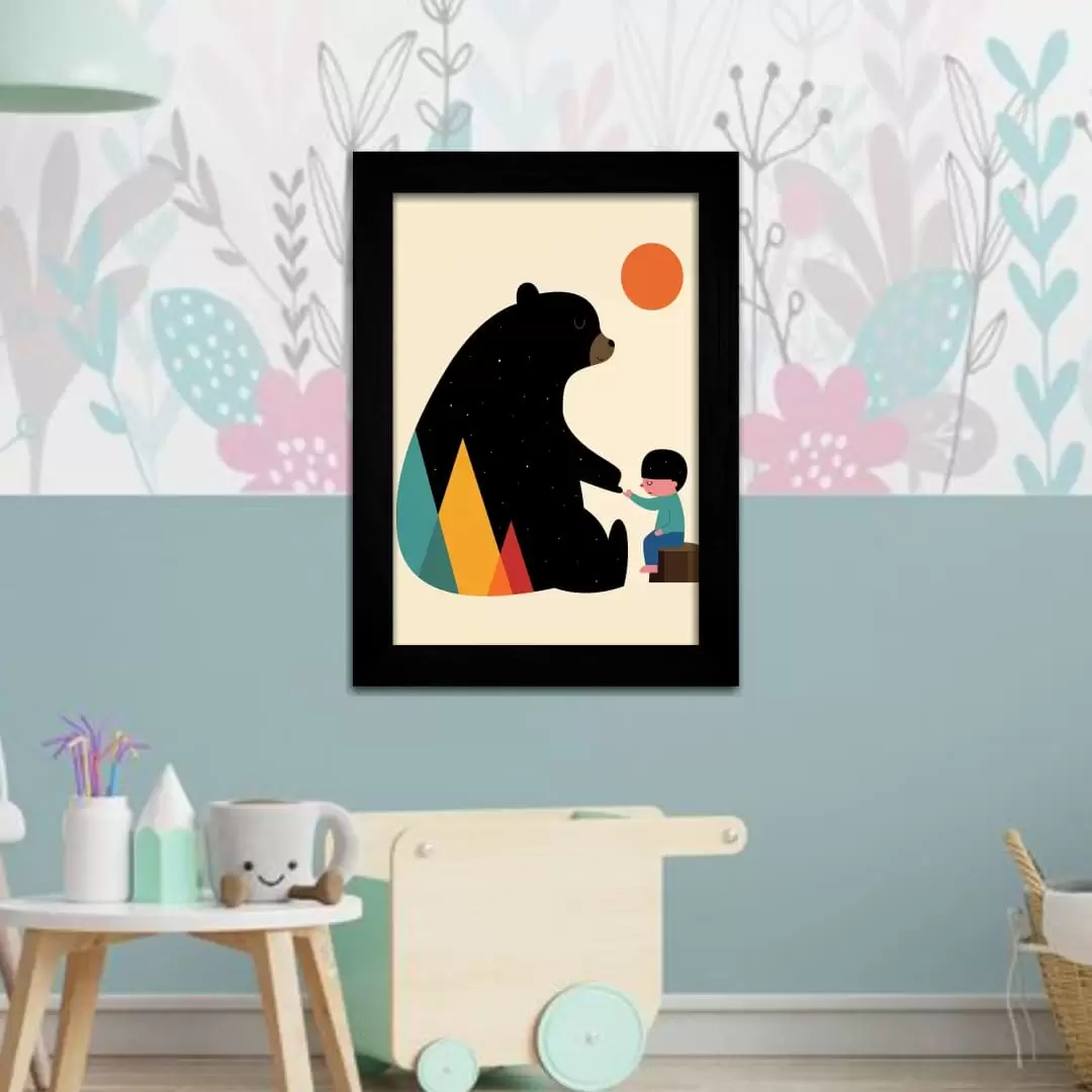 Quadro Decorativo Animais - Urso - Imagem 2