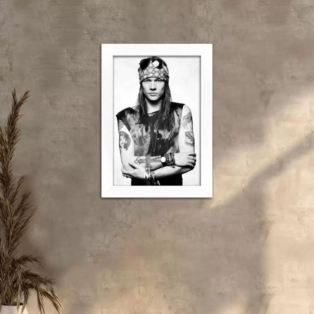 Quadro Decorativo Famosos - AxlRose - Imagem 2