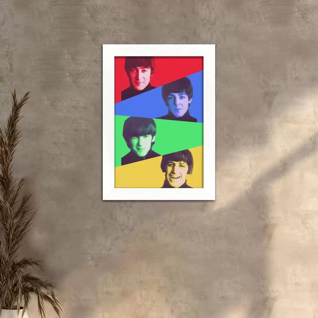 Quadro Decorativo Mosaico The-Beatles - Imagem 2