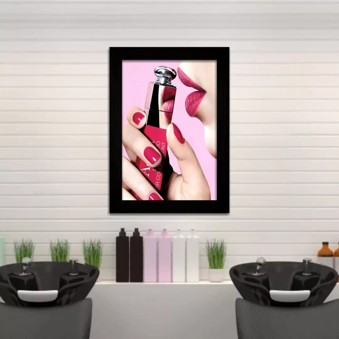 Quadro Decorativo Moda - Glos - Moldura Preta - Quadro Decorativo Moda - Glos - Moldura Preta -